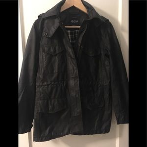 Madewell waxed canvas rain jacket